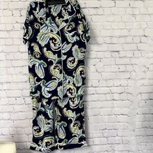 Liz Claiborne Paisley Pajamas Sleep Set 2 pc. Cool and Calm NEW Soft Comfy Small